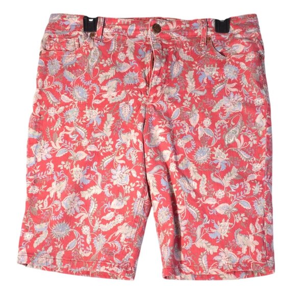 Bandolino Pants - Bandolino Women's Riley Relaxed Bermuda Shorts Size 10 Floral